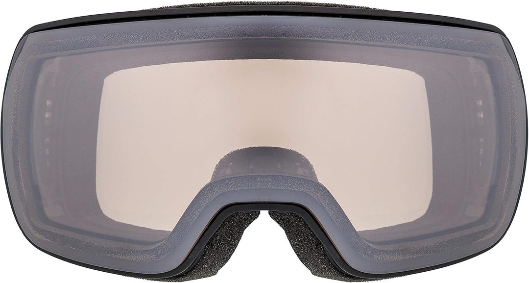 Uvex Unisex Compact V Skibrille (1er Pack) Einheitsgrösse Schwarz, Einheitsgrösse Schwarz