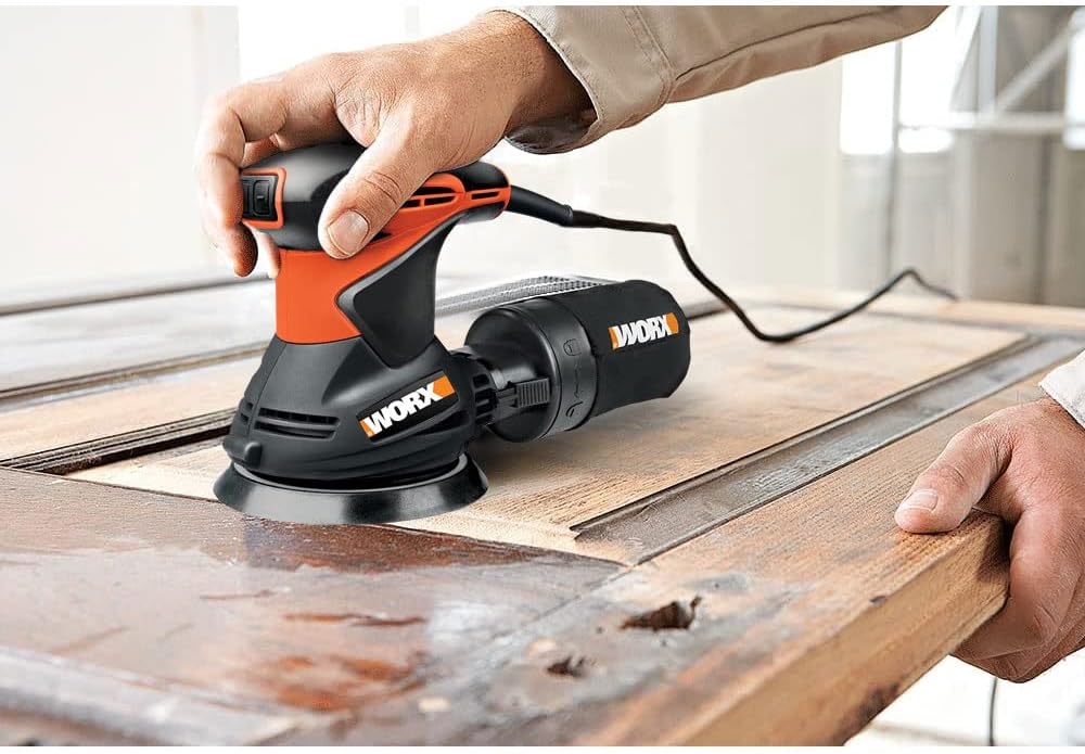 WORX WX652.1 Roto-Schwingschleifer 300W - Schleifdurchmesser 125 mm - Schleifen auf Vielzahl von Mat