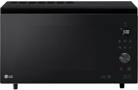 Lg kombinierte mikrowelle 39l 1100w schwarz mj3965bps