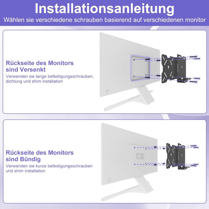 Universelle VESA Halterung für Mini PC Verstellbare Halterung für Dell HP Lenovo Mini Computer, Mode