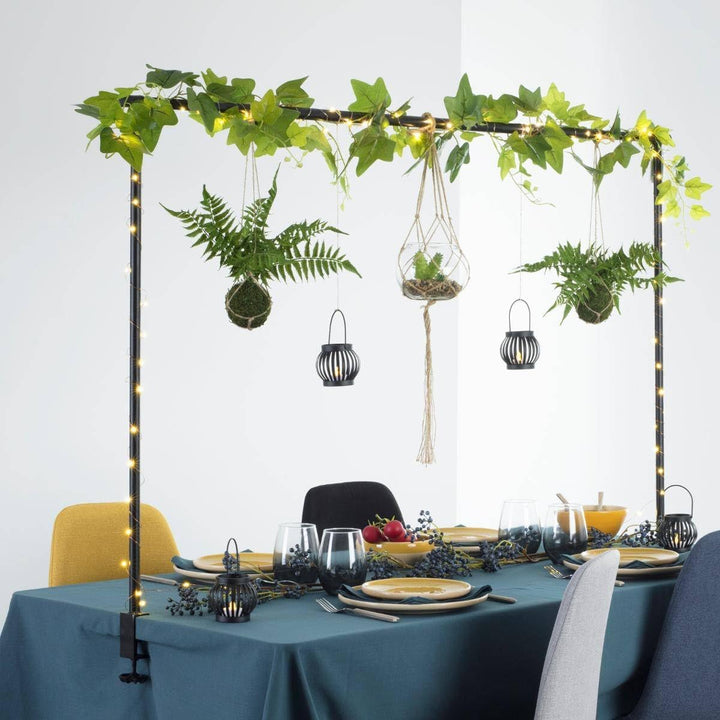 Dekorative Tischstange - Metall - schwarz - L200 cm - Schwarz - Atmosphera créateur d'intérieur cm S