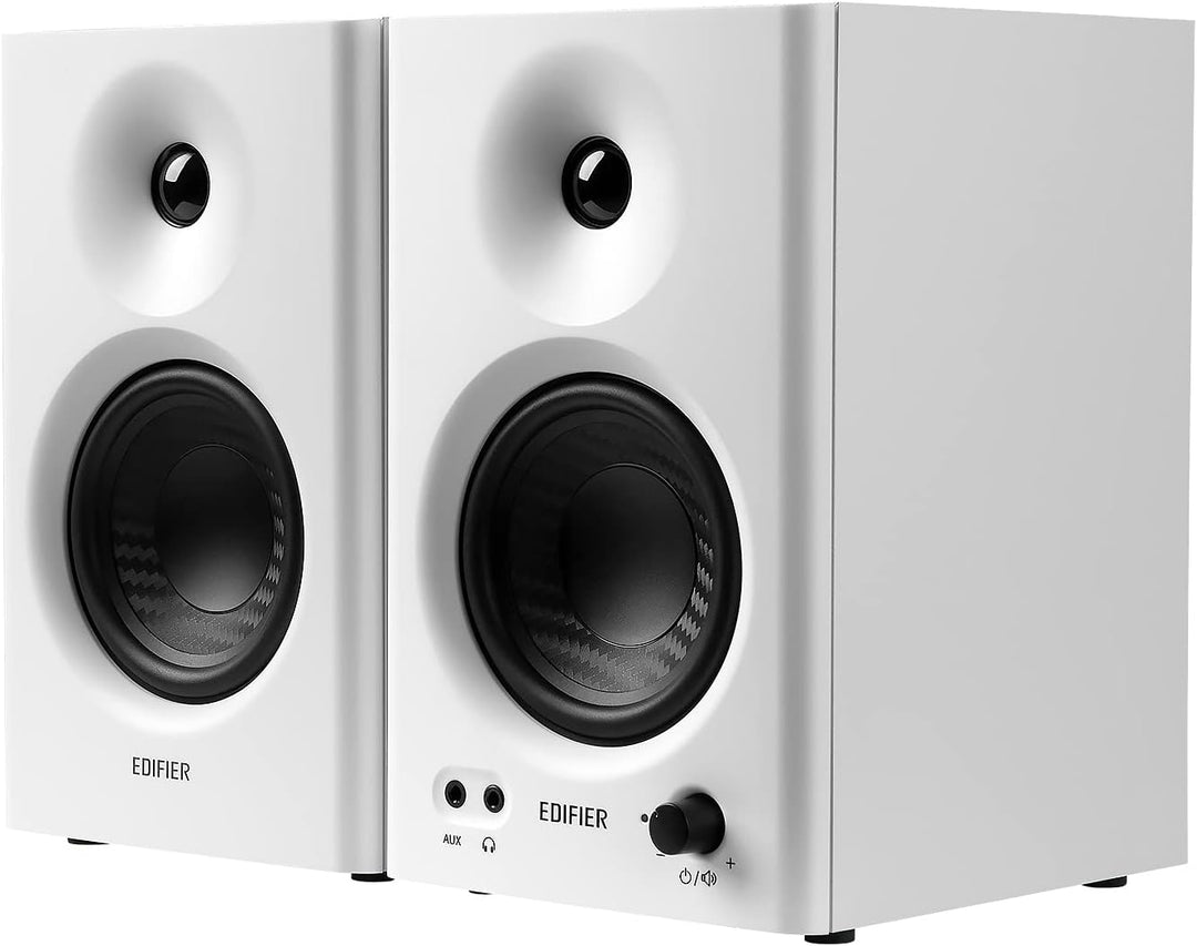 Edifier MR4 kompakte 2.0 Studiomonitore (42 Watt) mit Class-D Verstärker und Zwei wählbaren Klangmod