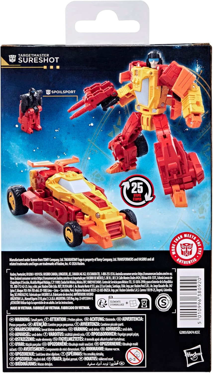 Transformers Age of The Primes Deluxe-Klasse Targetmaster Sureshot Action-Figur