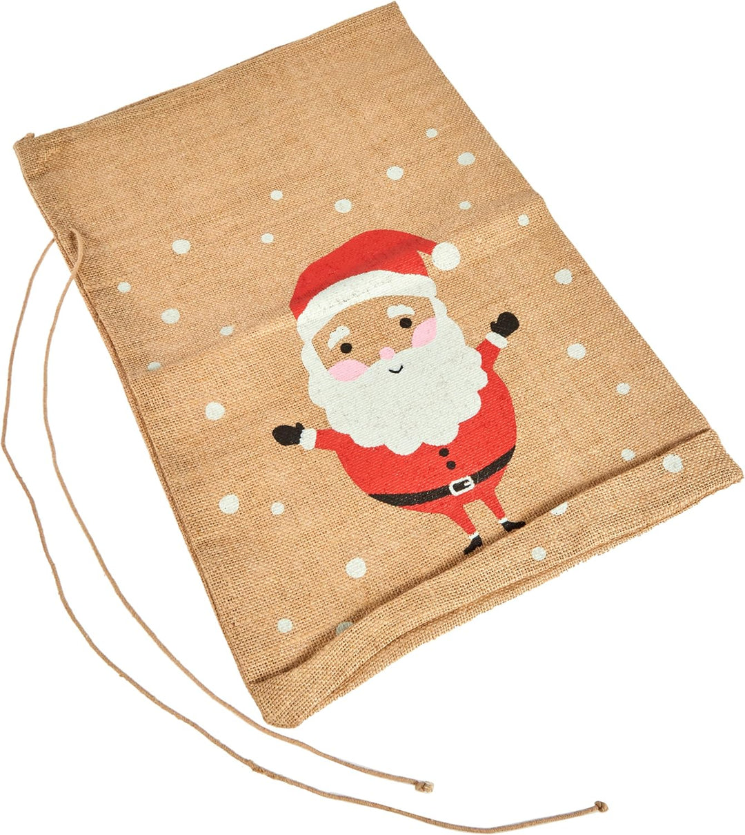 folia J 300 - Jutesack, Nikolaussack, ca. 35 x 50 cm Natur, mit aufgedrucktem Bild - ideal zum Befül