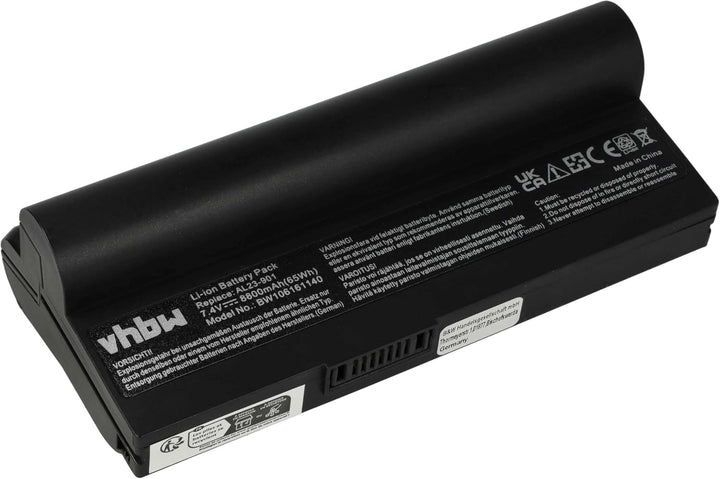 vhbw Akku kompatibel mit Asus Eee PC 901, 901 Go, 904, 904HD, 1000, 1000H, 1000H Go, 1000HA, 1000HD,