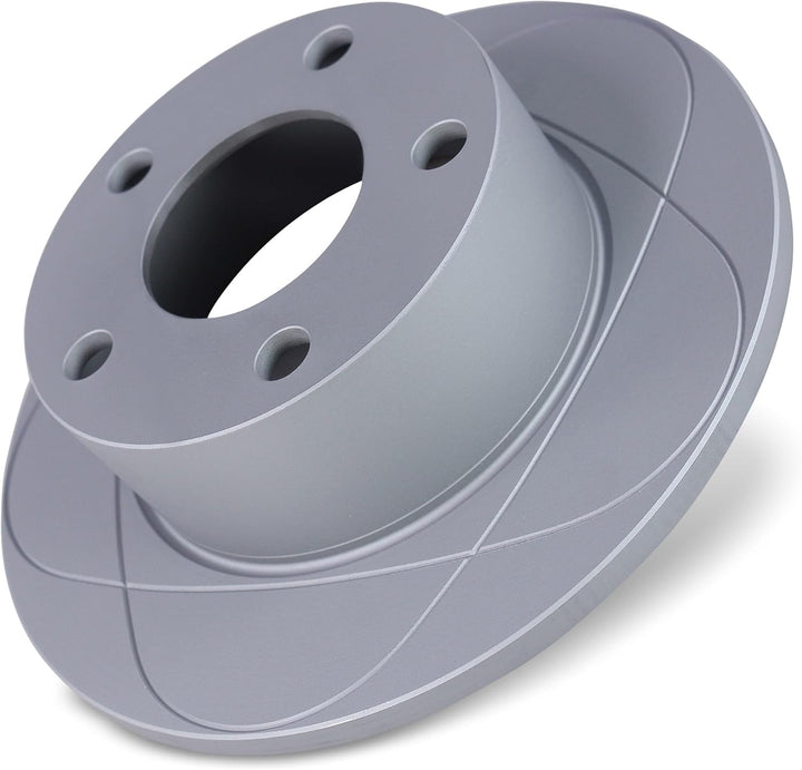 ATE Bremsenset Hinterachse inkl. Power Disc Bremsscheiben Hinten Ø 245 mm Voll und Bremsbeläge Hinte