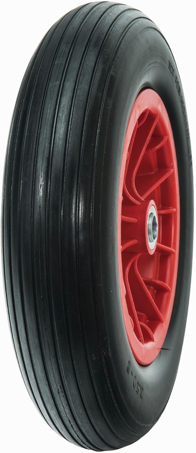 Pannensichere Räder 14'' 360x85 Bohrung 20 mm Bohrung 20 mm Rot, Bohrung 20 mm Rot