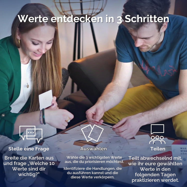 metaFox "Was wirklich zählt! - 80 Wertekarten für Coaching, Workshops &amp; Therapie - Für Life Coaching