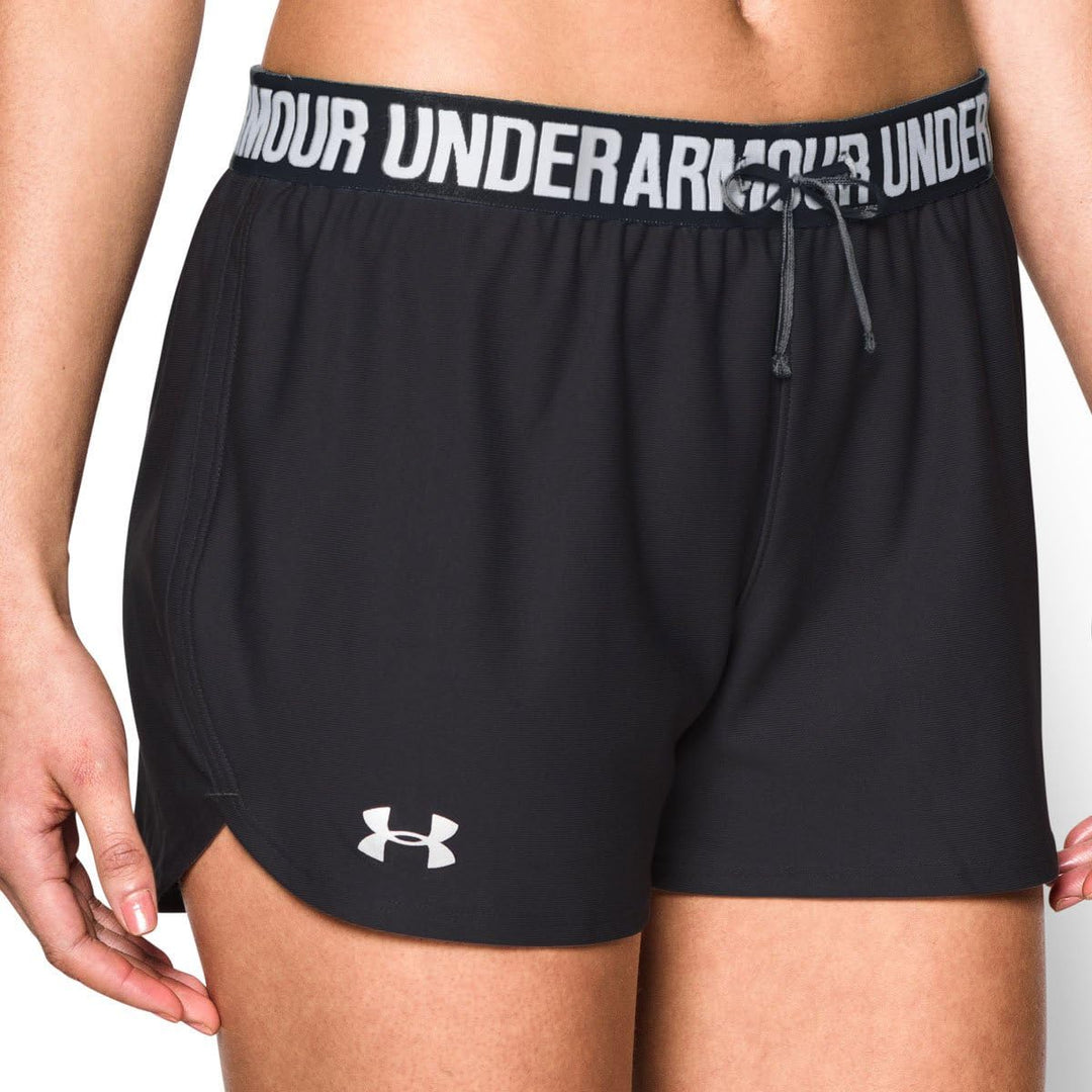 Under Armour Damen Fitness Hose und Shorts Tech L Blk, L Blk