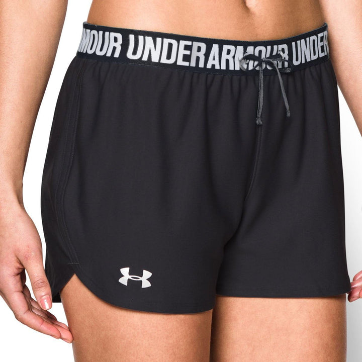 Under Armour Damen Fitness Hose und Shorts Tech L Blk, L Blk