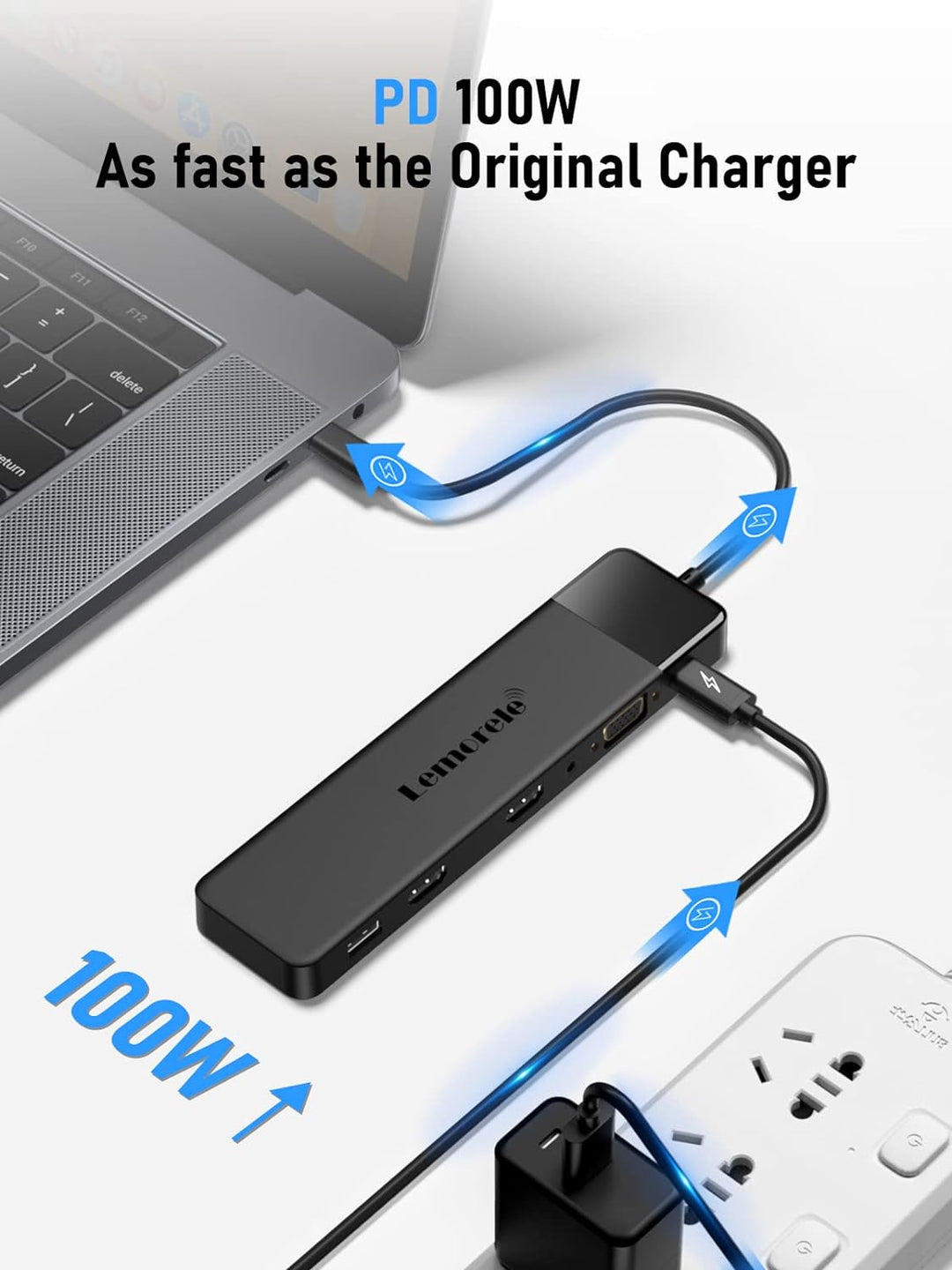 𝟐𝟎𝟐𝟒 𝐔𝐩𝐠𝐫𝐚𝐝𝐞 Docking Station USB C Hub 3*Display- 14 in 1, Lemorele USB C Dock 2 HDMI Adapter 4K, 3
