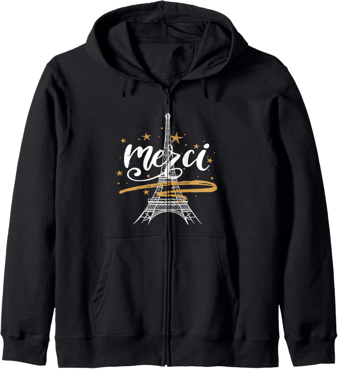 Paris Eiffelturm Souvenir Merci Frankreich Pariser Französisch Kapuzenjacke
