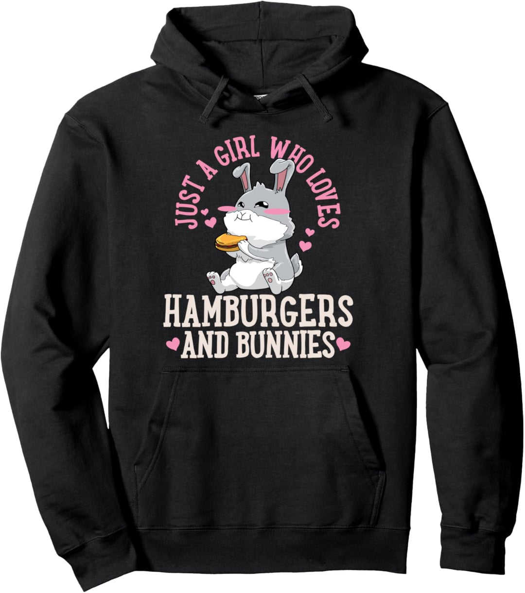 Hamburger Hase Kaninchen Kawaii Pullover Hoodie