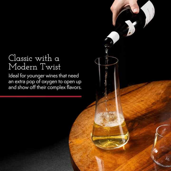 Gabriel-Glas - Neue österreichische Kristall-Weinkaraffe - DrinkArt Edition - Dekanter Single Bottle