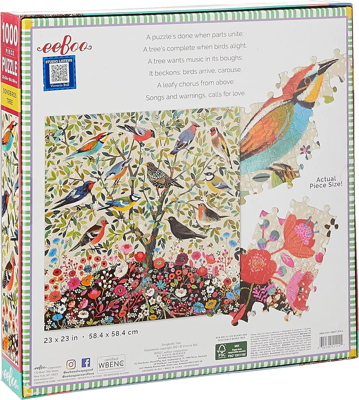 eeBoo PZTSBD Birds Puzzle