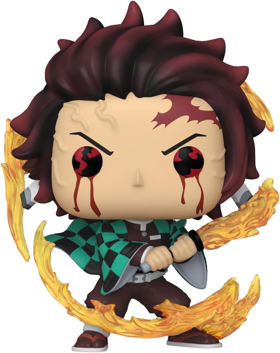 Funko Pop! Animation: DS - Tanjiro Kamado - (Sun Breathing) - Demon Slayer - Vinyl-Sammelfigur - Ges