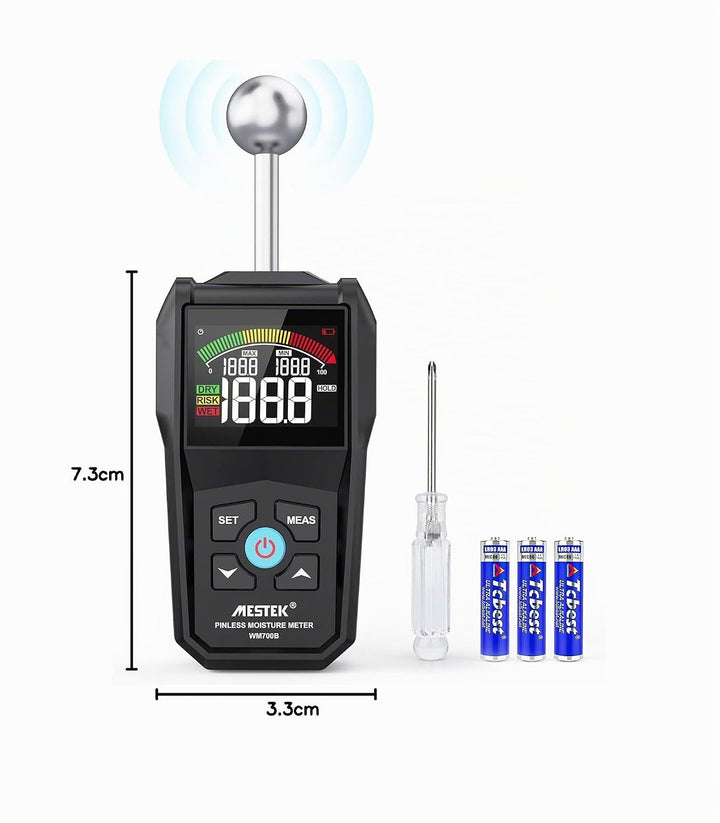 Feuchtigkeitsmessgerät MESTEK Feuchtigkeitsmesser Feuchtemessgerät mit Digitale LCD Display Akustisc