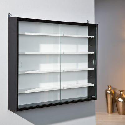 Inter Link - Sammlervitrine - Hängevitrine - Wandregal - Glasvitrine - Wandvitrine - Hängeregal - Sc
