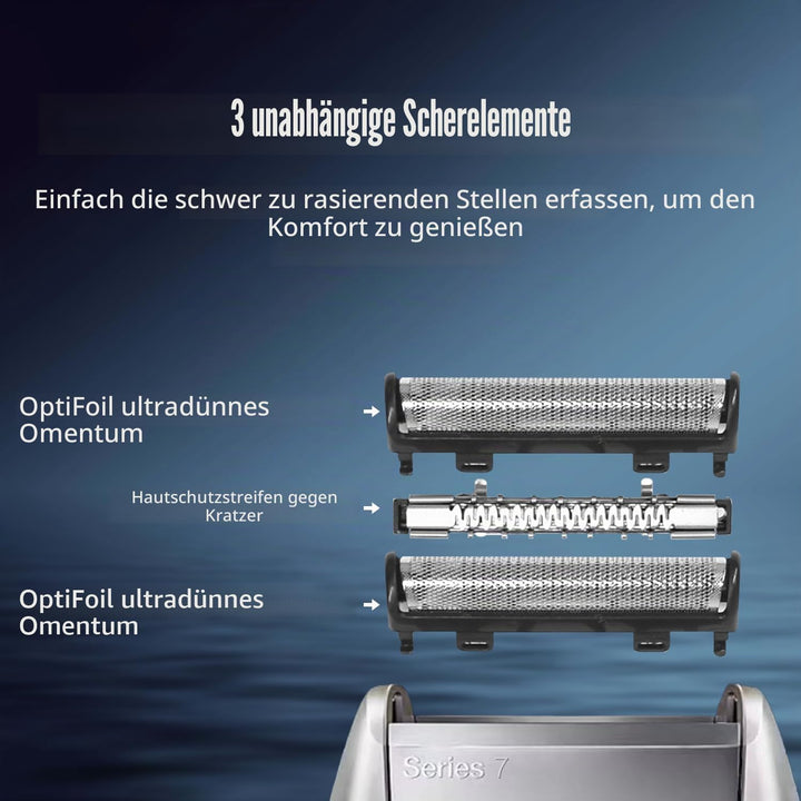 Series 7 70S Scherkopf für Braun Elektrorasierer, Scherkopf Ersatz Kompatibel mit Braun Rasierer Her