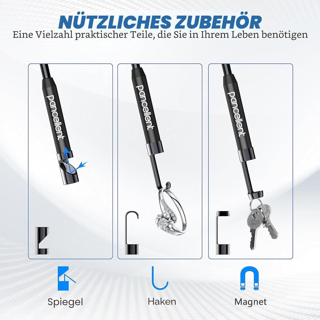 1920P HD Dual Lens Snake Inspection Endoskop, Pancellent Typ C Endoskop, Scope Kamera mit 8 LED Leuc