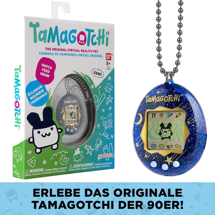 BANDAI - Tamagotchi - Tamagotchi original - Stary Night - virtuelles elektronisches Haustier - 42970