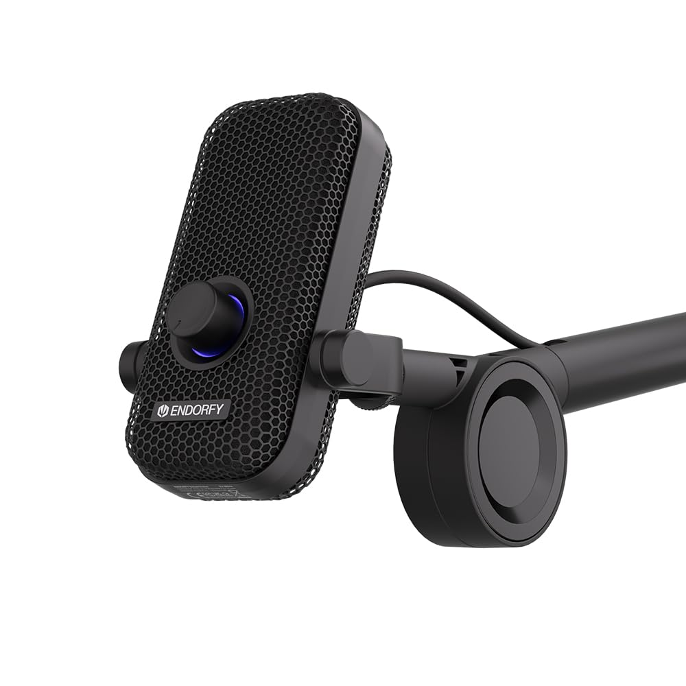 ENDORFY Solum Voice, Gaming Mikrofon PC, Podcast und Streaming, RGB-Beleuchtung, USB Plug & Play, Ta