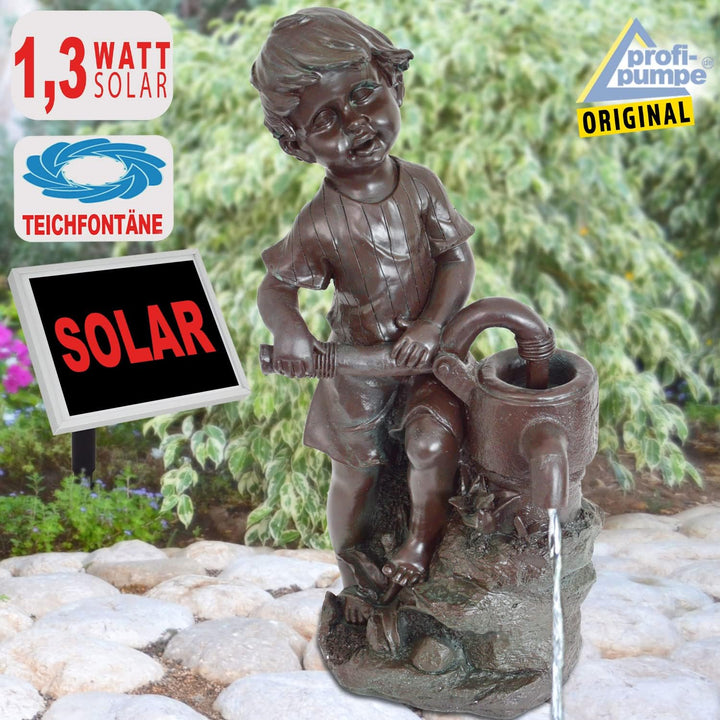 Garten BRUNNEN SOLAR TEICHPUMPE SOLAR SPRINGBRUNNEN GARTENBRUNNEN SOLAR WASSERSPIEL, Set SOLAR PUMPE