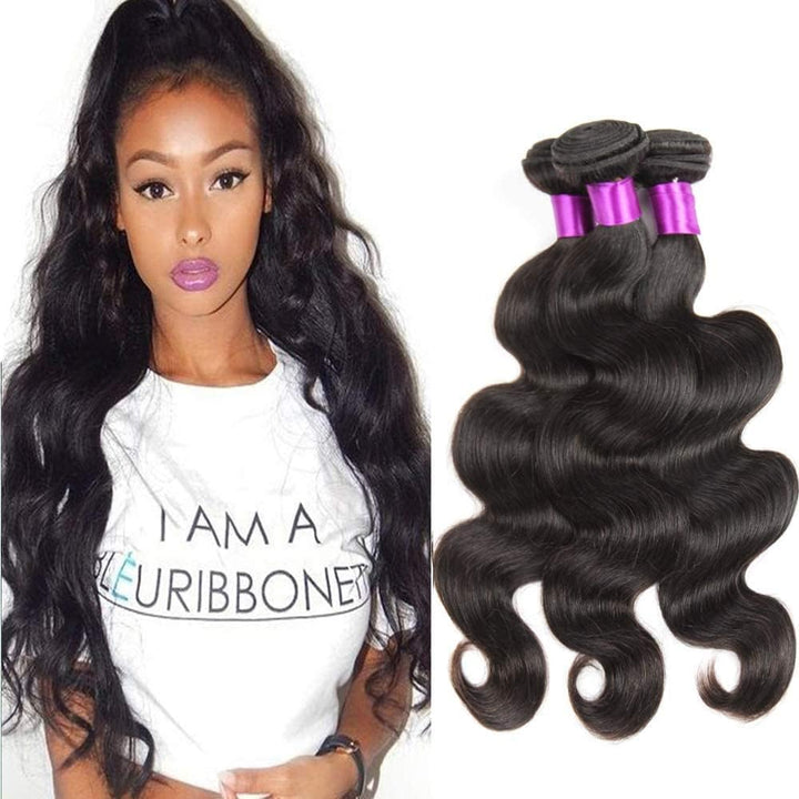 tissage Meche bresilien en lot naturel cheveux humain Body Wave Human Hair Bundles tissage bresilien