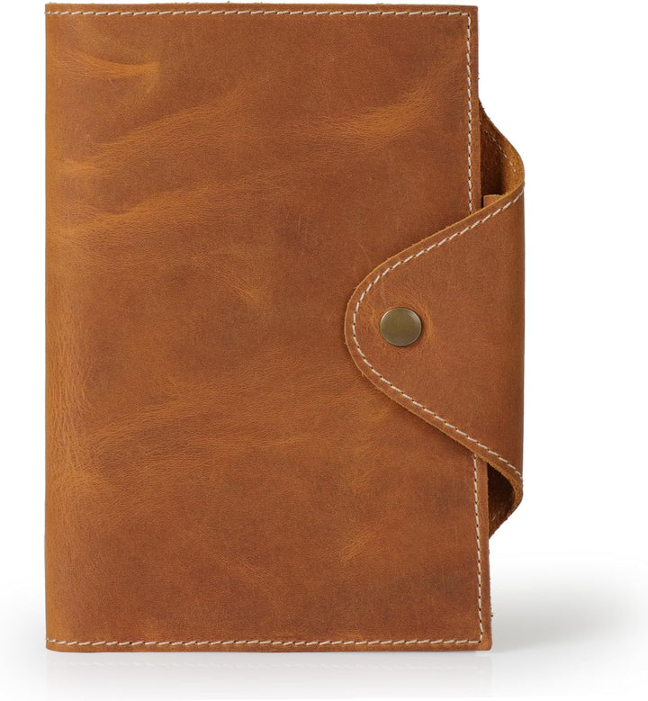 Londo Echtleder Schreibmappe Konferenzmappe mit Notizblock Notizblock und Schloss Kamel M, Kamel M