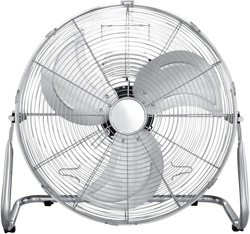 GLOBO 20 Fan, mit Chrom Klingen, Aluminium, 314, Silber