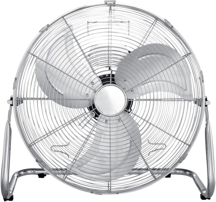 GLOBO 20 Fan, mit Chrom Klingen, Aluminium, 314, Silber