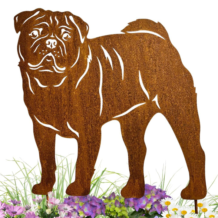 Terma Stahldesign Edelrost Hund Verschiedene Rassen, Handmade Germany, tolle gartendeko aus Rost-Met