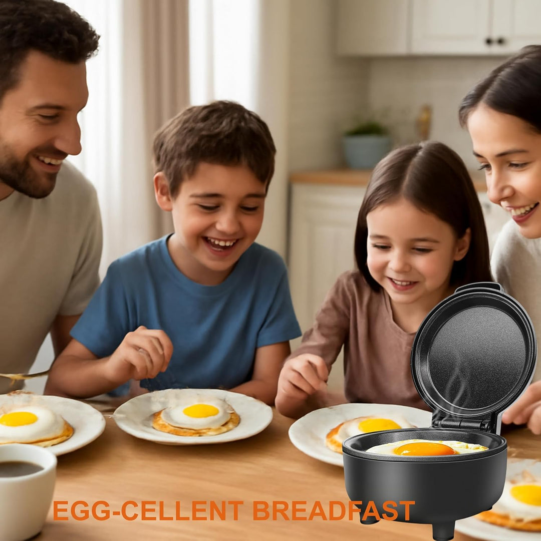 Hyvance Smart Fried Egg Cooker for 6 Fried Egg Features including Sunny Side Up, Over Easy, Fully Co
