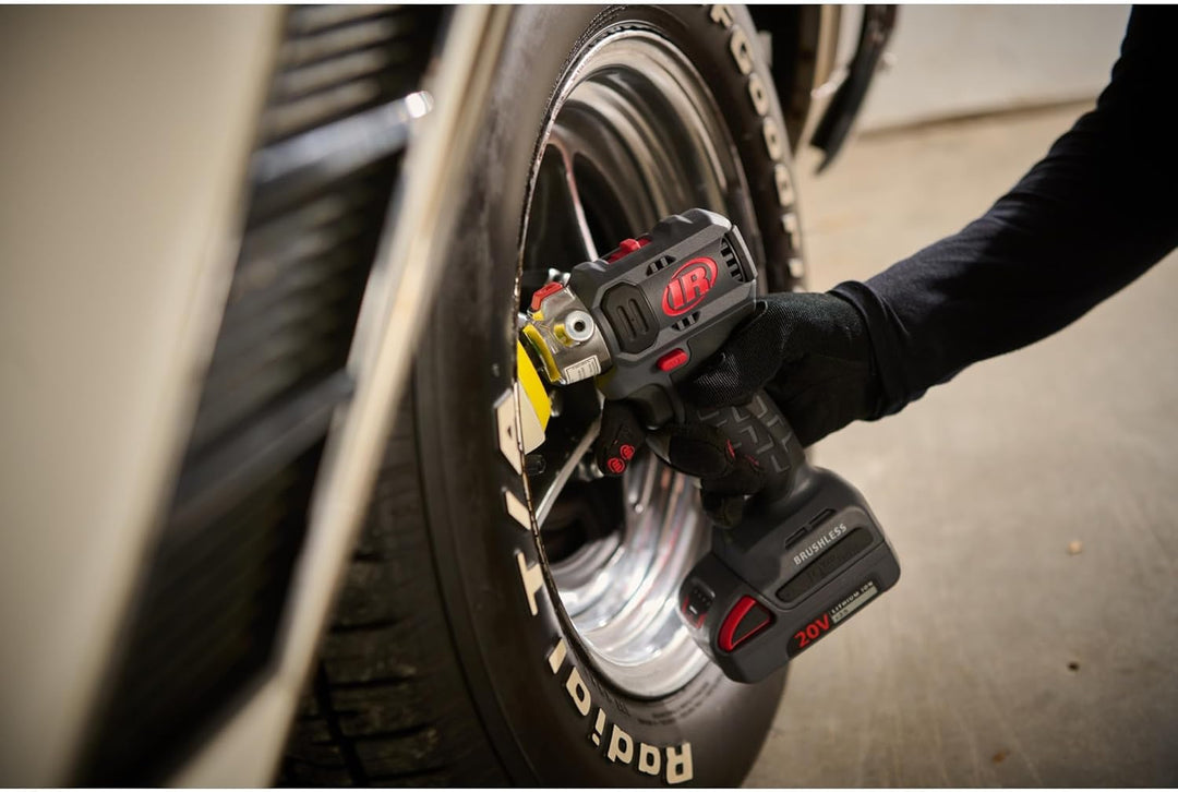Ingersoll Rand G4621 IQV20 Cordless Polisher/Sander Kit 3" Brushless Motor Schwarz für längeren Lauf