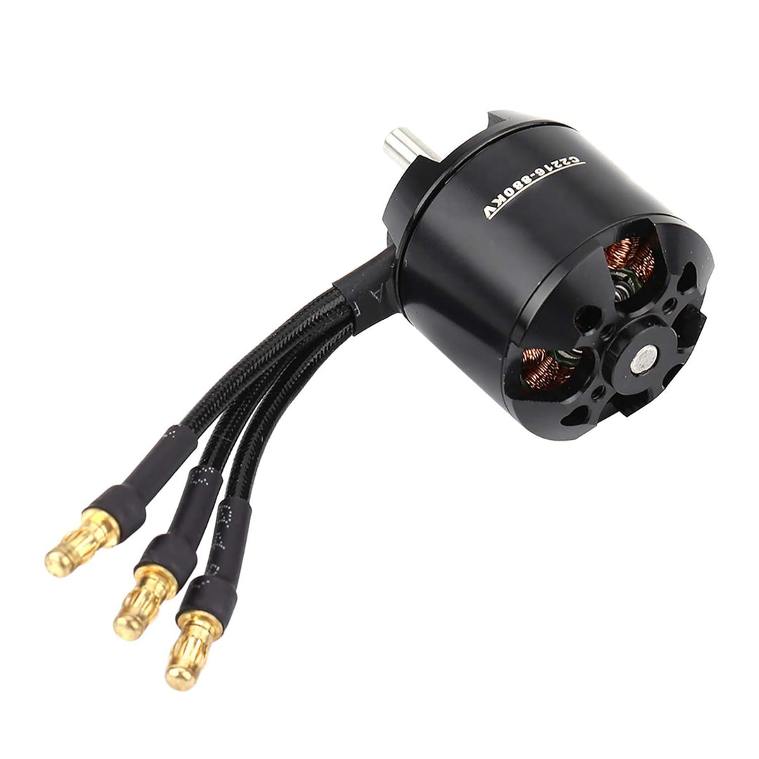 Dilwe RC-Motor, 2216 880KV-Motor für RC-Flugzeug-Fernbedienung mit Fernbedienung