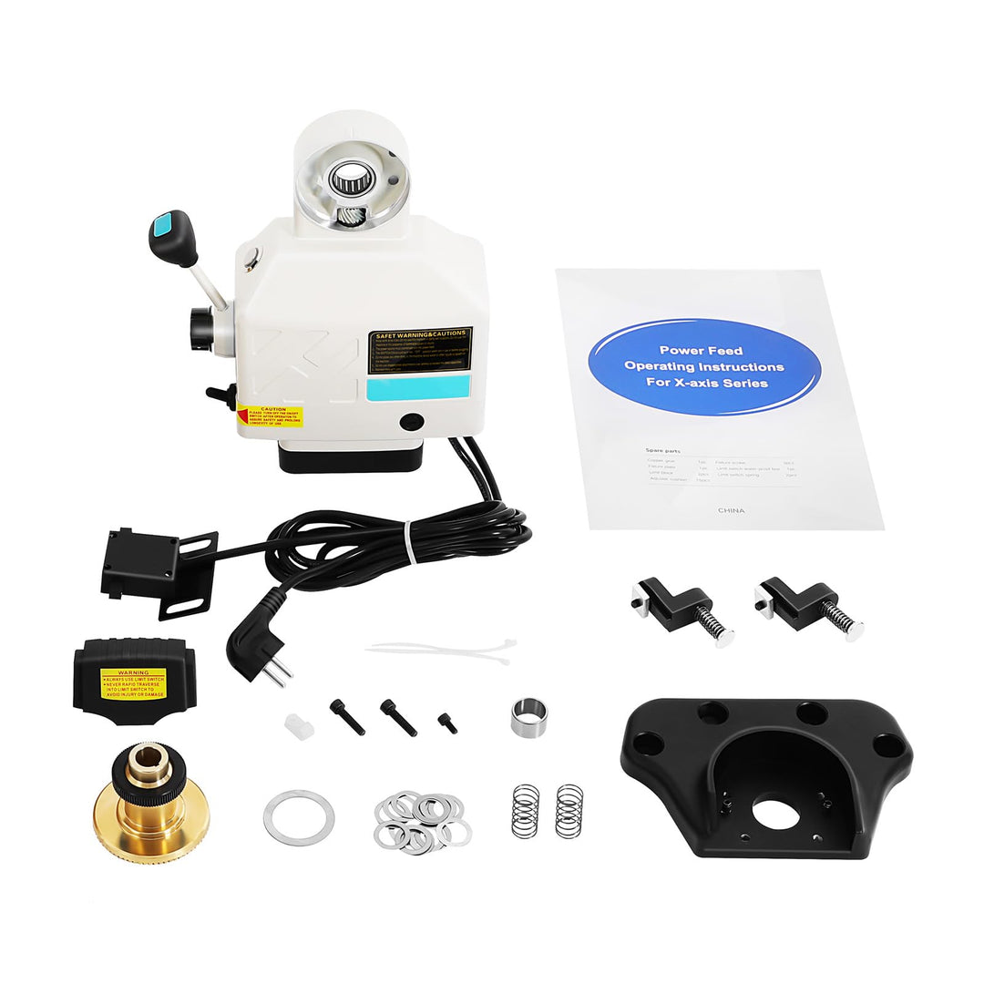 X-Achse Power Table Feed Vorschubgerät für bridgeport Fräsmaschine 135lb/in 220V
