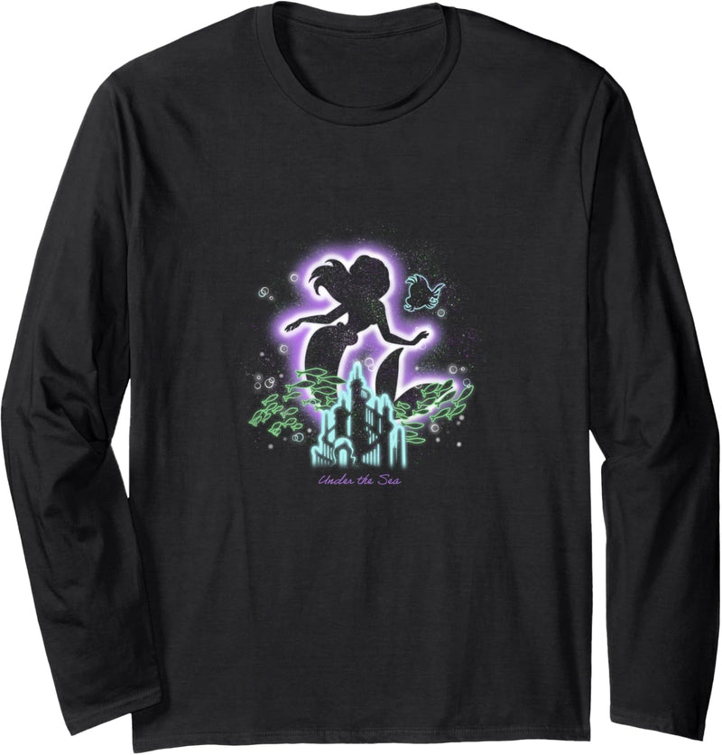 Disney The Little Mermaid Ariel Under The Sea Glow Langarmshirt