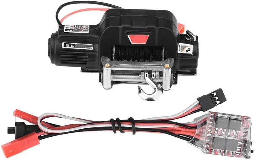Tbest RC Auto Winde, 1/10 Automatische Crawler Winch Wired Winch Control System Set Simulierte Winsc