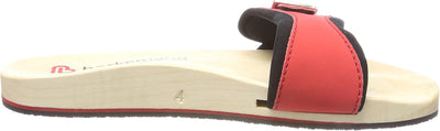 Berkemann Unisex-Erwachsene Berkilette Pantoletten 36 1/3 EU Mehrfarbig Rot Schwarz, 36 1/3 EU Mehrf