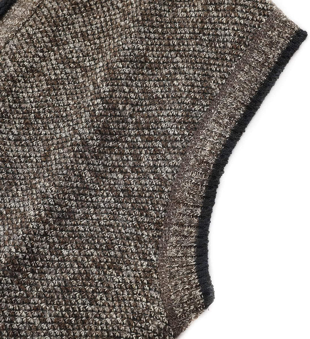 YOUTHUP Herren Weste Fleece Fütterung Winter Frühling Strickjacke Ärmellose Fleecejacke Stehkragen S