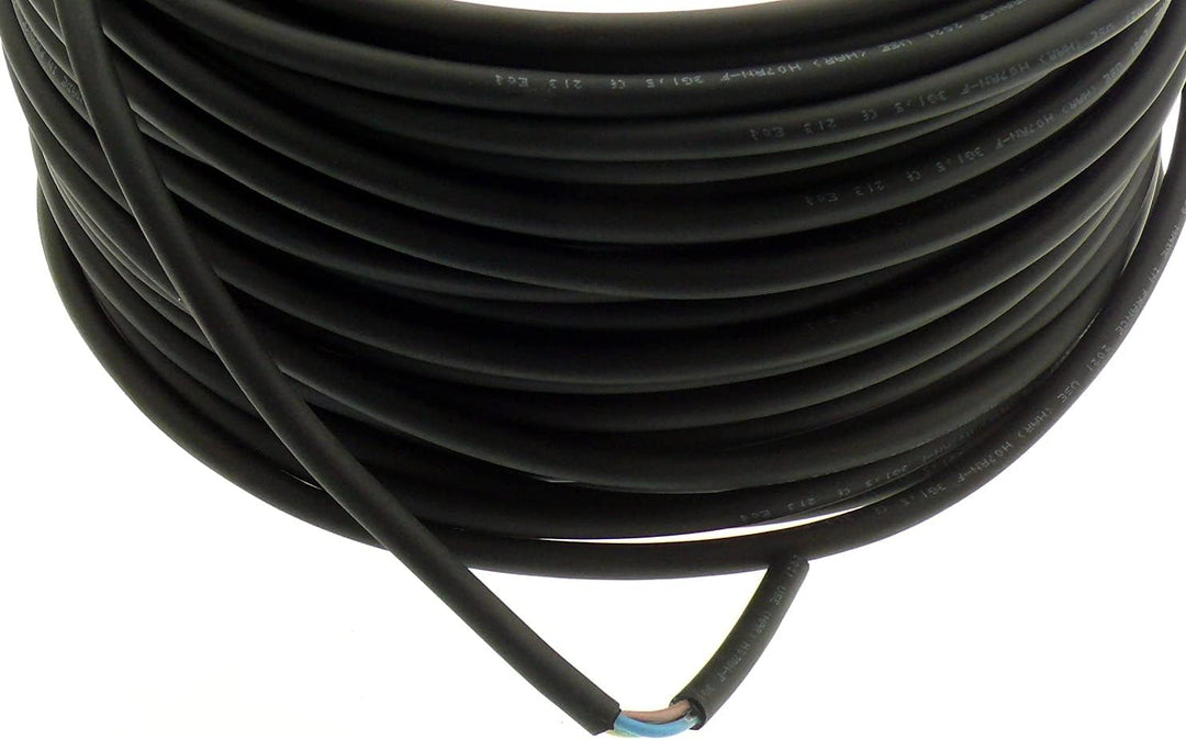 H07RN-F Gummileitung 3x1,5 mm² 3g1,5 Gummischlauchleitung Kabel Leitung Aussenbereich 15m 3x1,5; 15m