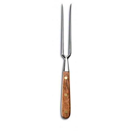 AUSONIA - 64410 GESCHMIEDETE FLEISCHGABEL AUS AISI 420 ROSTFREIEM EDELSTAHL MIT HOLZGRIFF 28 CM