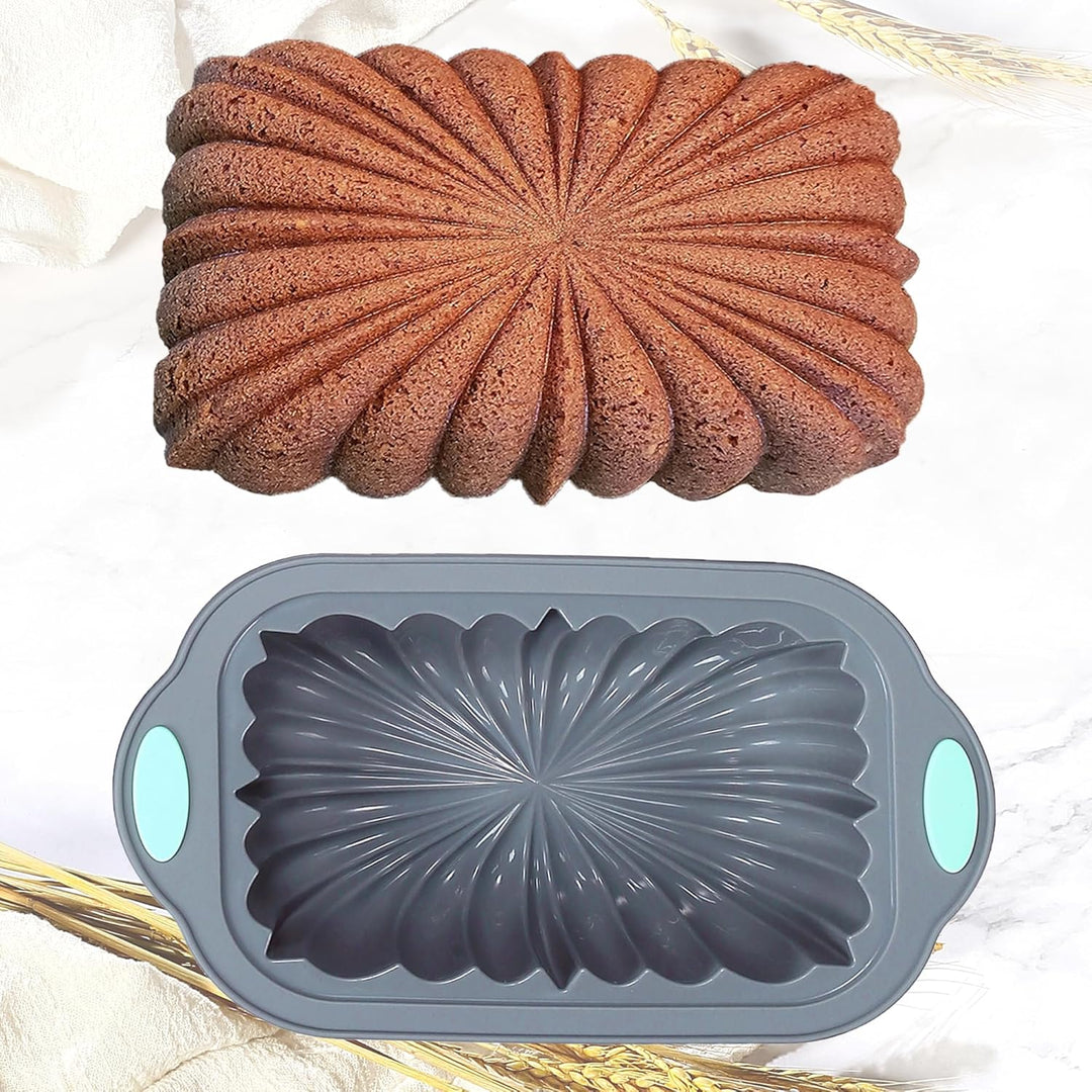 Tongjude 4 Stück Silikon-Hackbratenform zum Backen von Brot, Antihaft-Küchenofen-Brotform, perfekt f