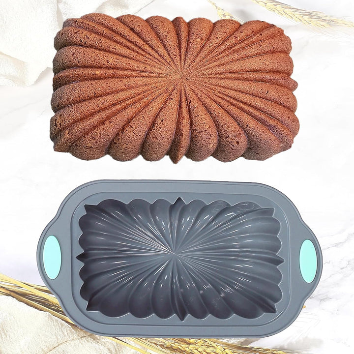 Tongjude 4 Stück Silikon-Hackbratenform zum Backen von Brot, Antihaft-Küchenofen-Brotform, perfekt f