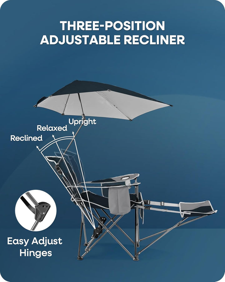 Sport-Brella Liege Stuhl Midnight Blue, Midnight Blue
