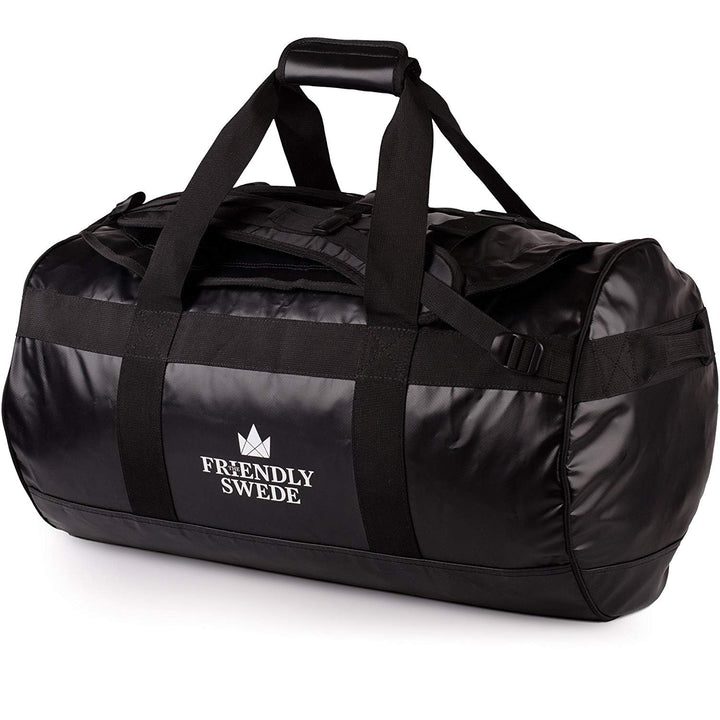 The Friendly Swede Wasserfeste Reisetasche Duffle Bag Rucksack - 30L / 60L / 90L - Seesack, Sporttas
