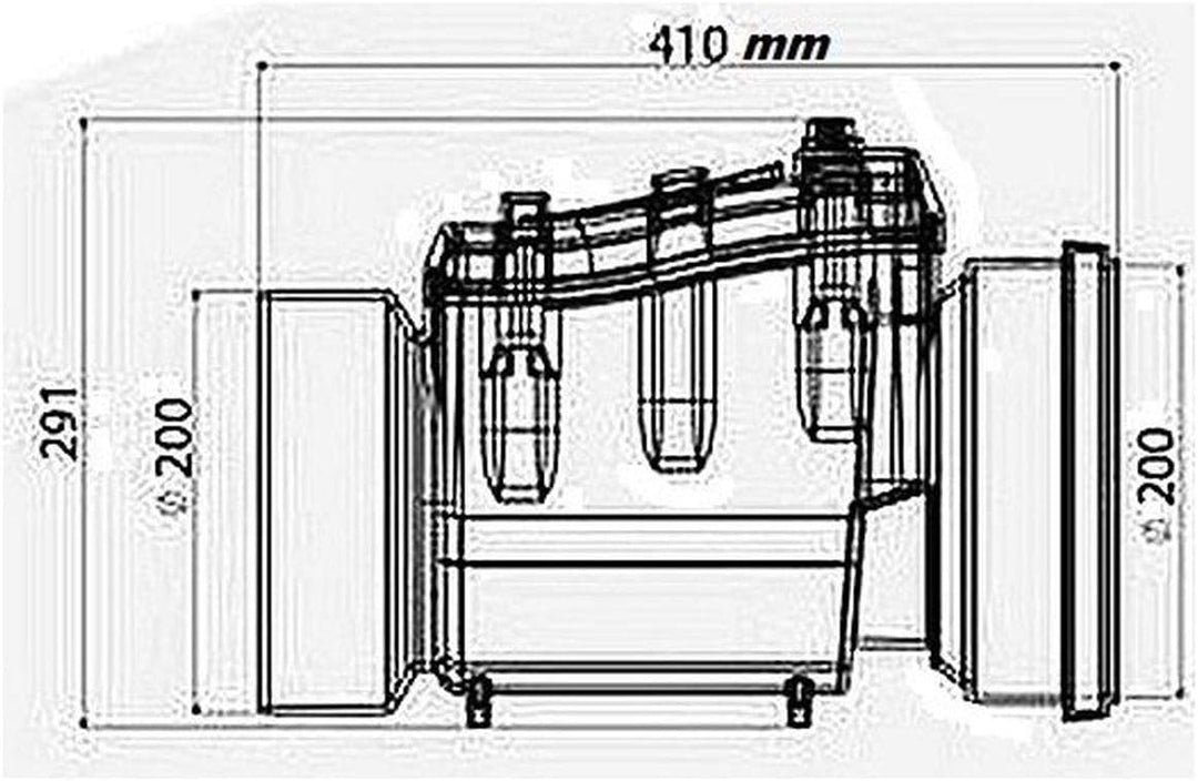 UZMAN Rückstauklappe Rückstauverschluss mit verriegelbarer Rückstauklappe Rattenschutz (DN200)