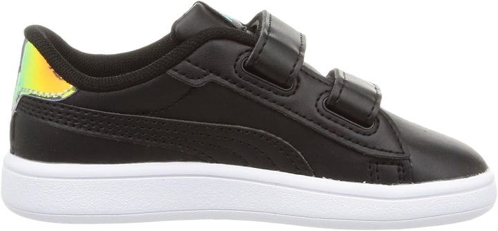 Puma Unisex Baby Puma Smash 3.0 L V InfSneaker 20 EU 3 0 Crysta Wings V Black White Team Aqua, 20 EU