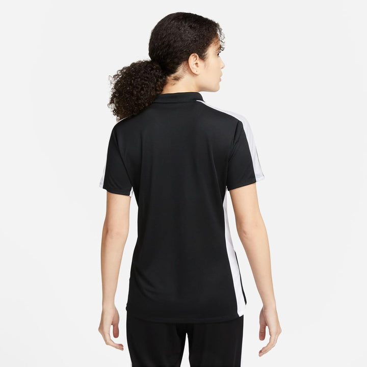 Nike Damen W Nk Df Acd23 Polo Ss Short-Sleeve Polo, Black/White/White
