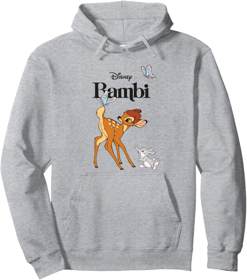 Disney Bambi and Thumper With Butterflies Pullover Hoodie